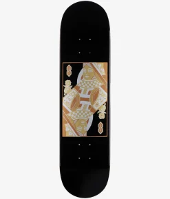 skatedeluxe Cards Twin Tail 8" Skateboard Deck (black)