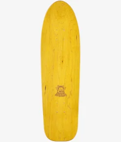 skatedeluxe Devil Shaped 9" Skateboard Deck (yellow red)