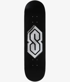 skatedeluxe Mystery Twin Tail 8.25" Skateboard Deck (black)