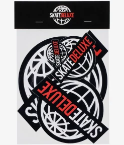 skatedeluxe World Sticker Pack (black)
