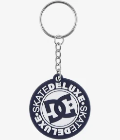 skatedeluxe x DC Round Icon Schlüsselanhänger (navy)
