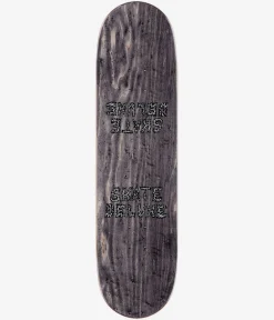 skatedeluxe Zinkey Twin Tail 8.5" Skateboard Deck (black silver)