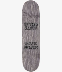 skatedeluxe Zinkey Twin Tail 8.25" Skateboard Deck (blakc silver)