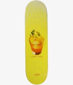 SOUR SOLUTION Nyberg Shroom Cocktail 8.25" Skateboard Deck (yellow)