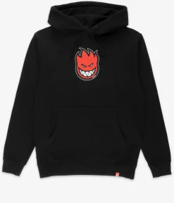 Spitfire Bighead Mid Fill Hoodie (black red)