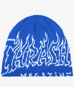 Thrasher Fire Outlined Mütze (blue)