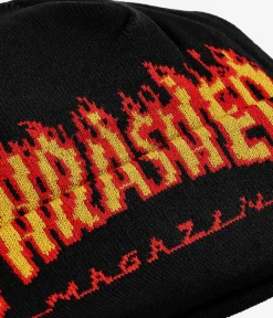 Thrasher Flame Mütze (black)