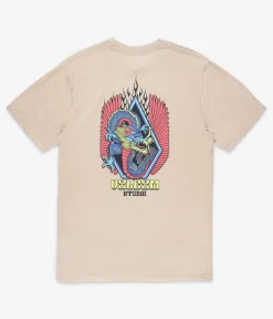 Volcom Draggin Stone Heather T-Shirt (light khaki)