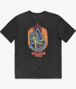 Volcom Draggin Stone Heather T-Shirt (heather black)