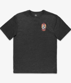 Volcom Draggin Stone Heather T-Shirt (heather black)