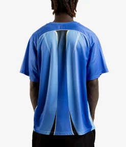 Wasted Paris Ambrosiana Football Jersey T-Shirt (areana blue)