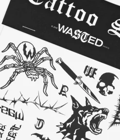 Wasted Paris City Tattoos Set Acc. (black)