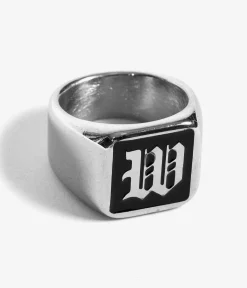 Wasted Paris Kingdom Signet Ring (silver black)