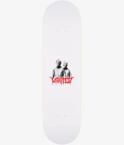 Wasted Paris Pike 8.5" Skateboard Deck (white)