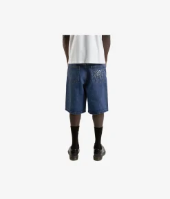 Wasted Paris Prey Casper Shorts (washed blue)