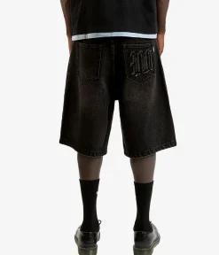 Wasted Paris Sandblast Casper Shorts (faded black)